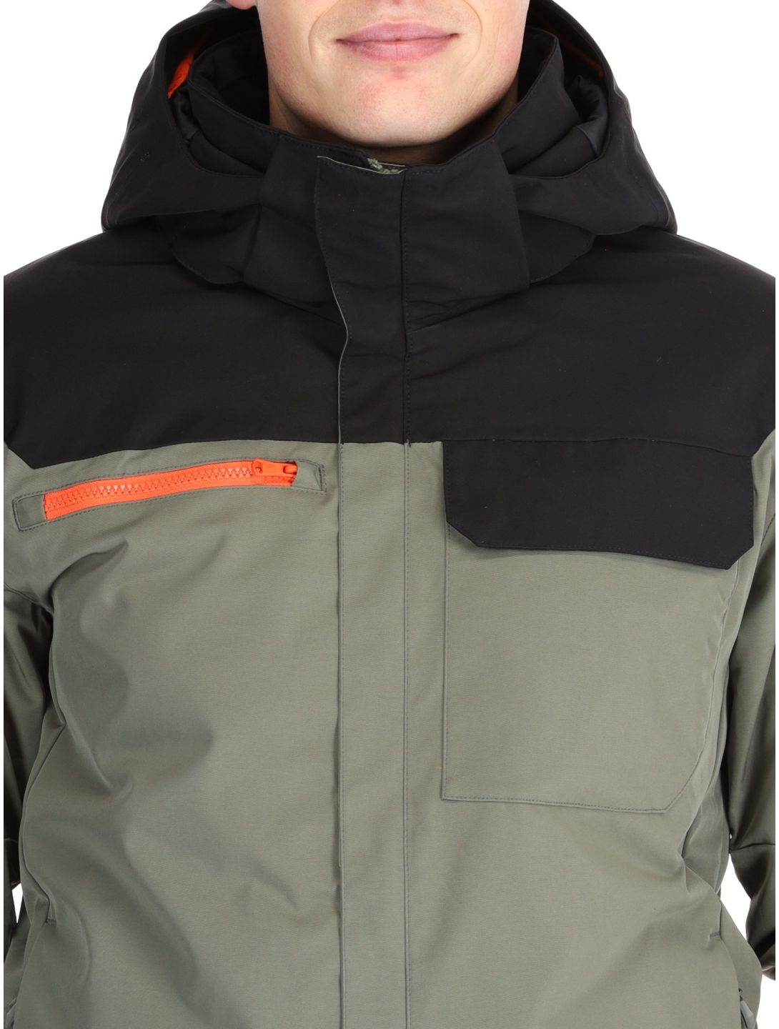 Sun Valley, Distors ski jacket men Kaki black, green 