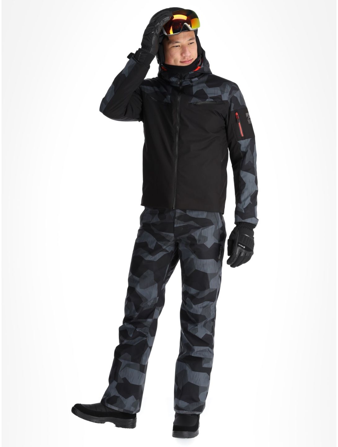 Sun Valley, Draggo ski jacket men Noir black 