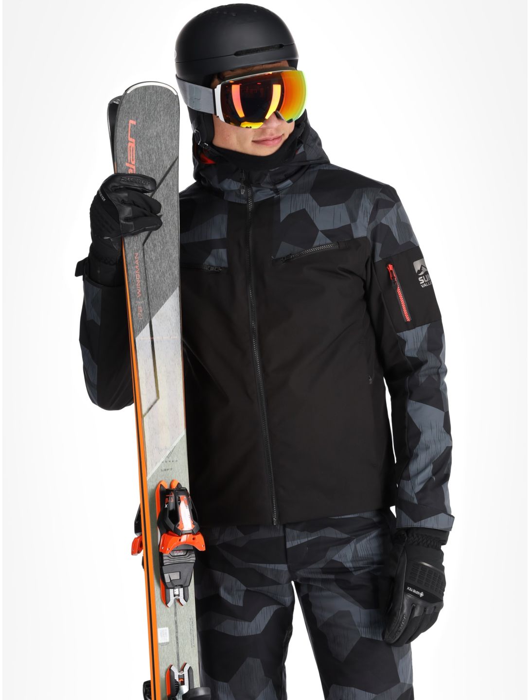 Sun Valley, Draggo ski jacket men Noir black 