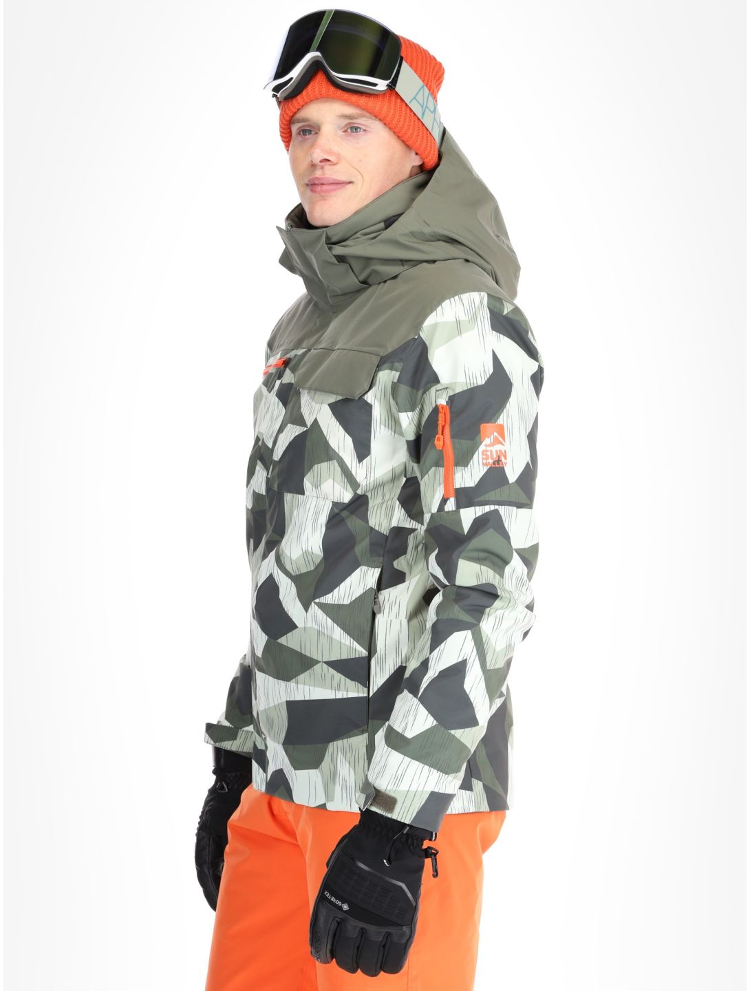 Sun Valley, Drayer ski jacket men Kaki green 