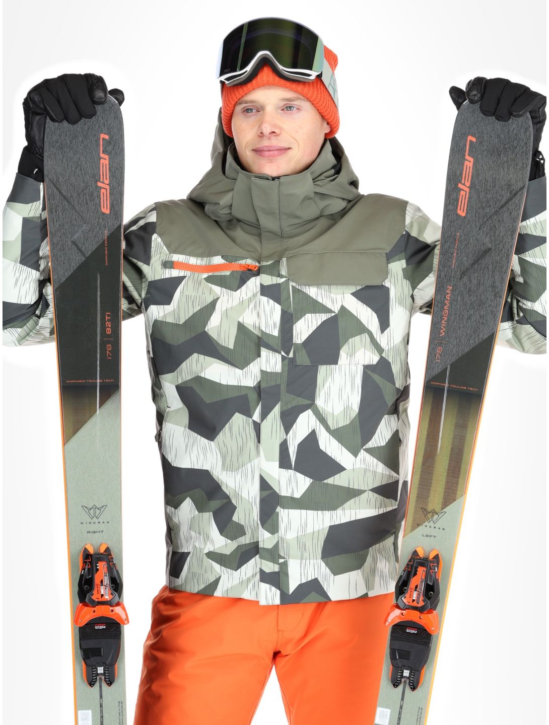 Sun Valley, Drayer ski jacket men Kaki green 