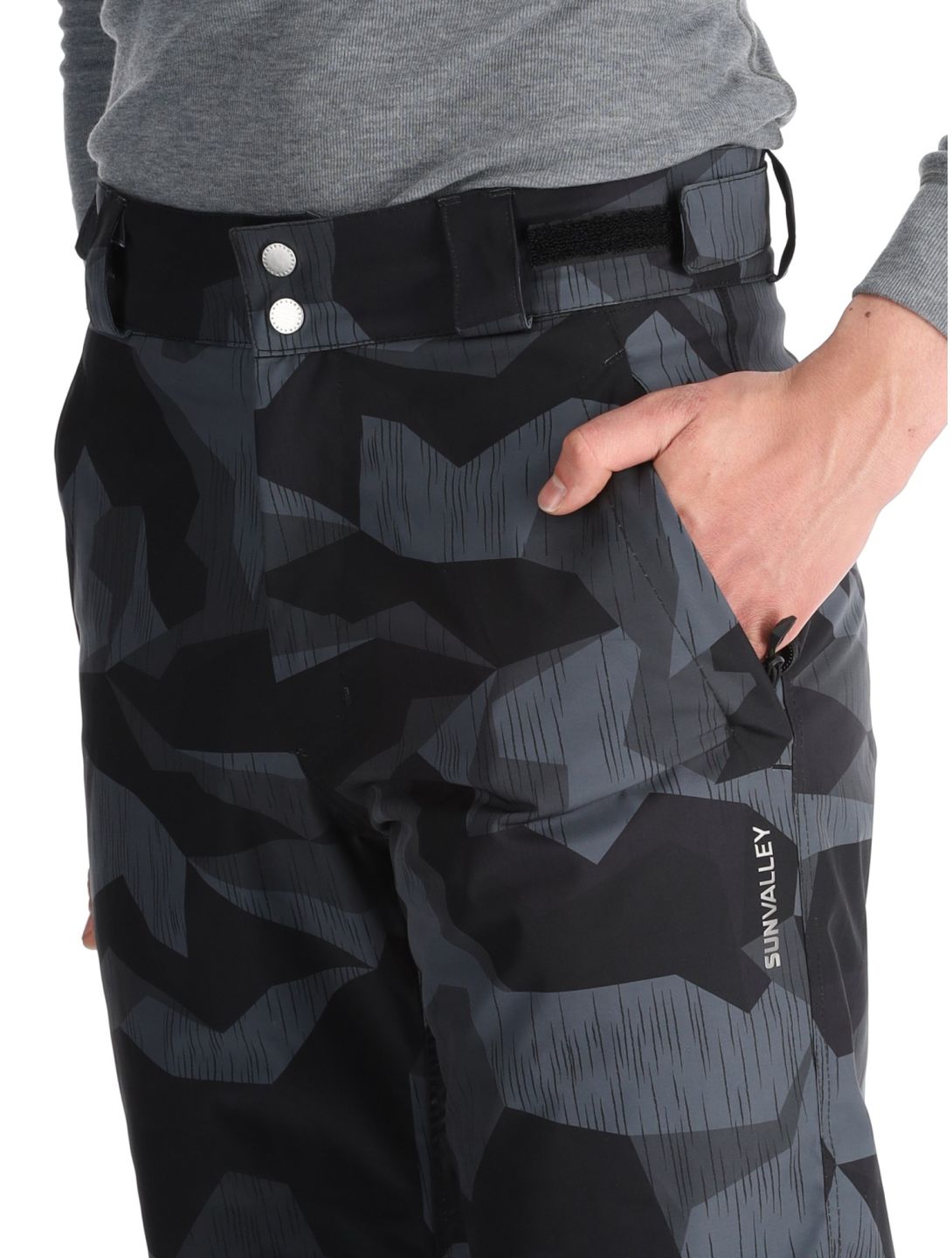 Sun Valley, Friend ski pants men Noir black 