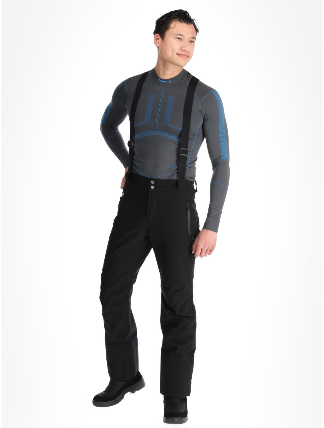 Sun Valley, Fuza ski pants men Noir black 