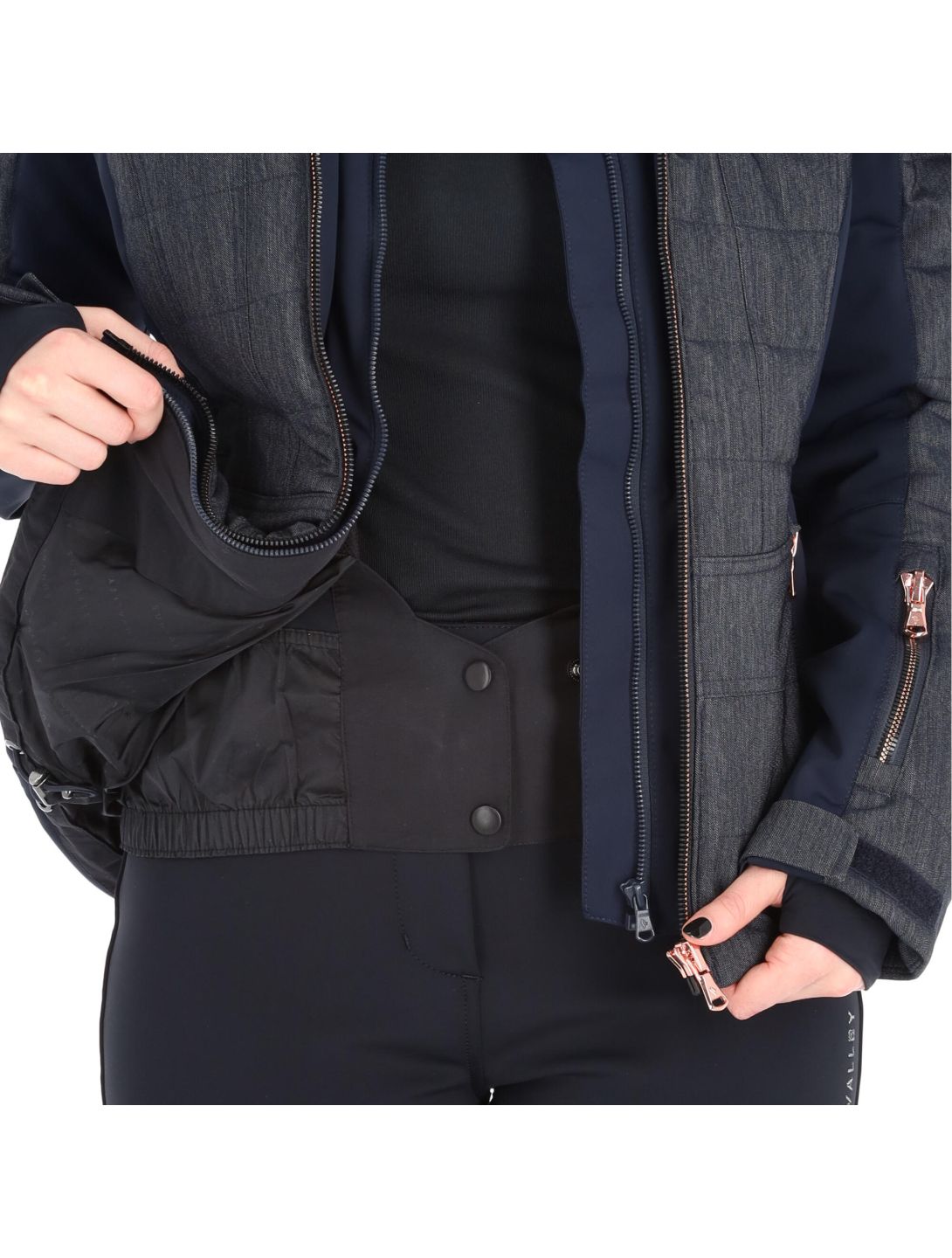 Sun Valley, Kiryat ski jacket women indigo blue