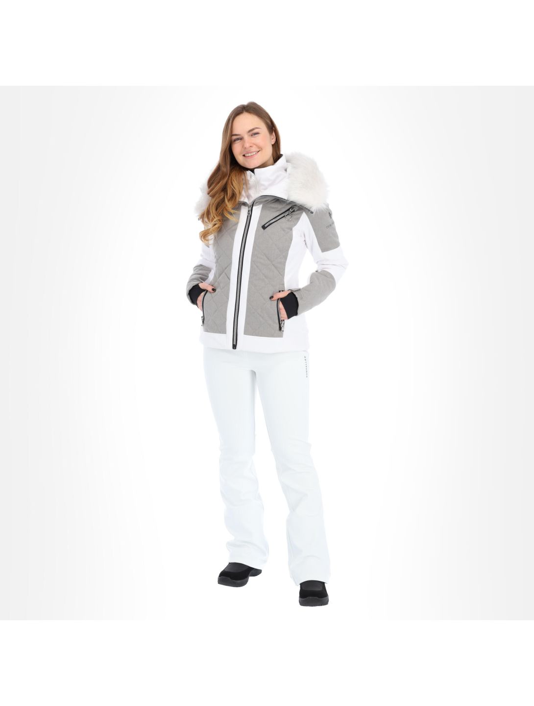 Sun Valley, Klaas ski jacket women grey