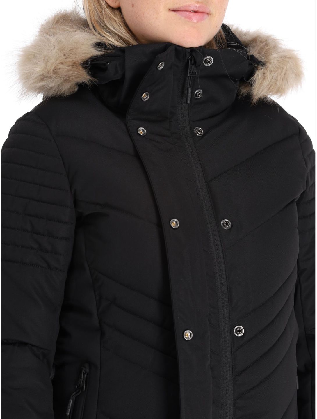 Superdry, Ski Luxe Puffer ski jacket women Black black 