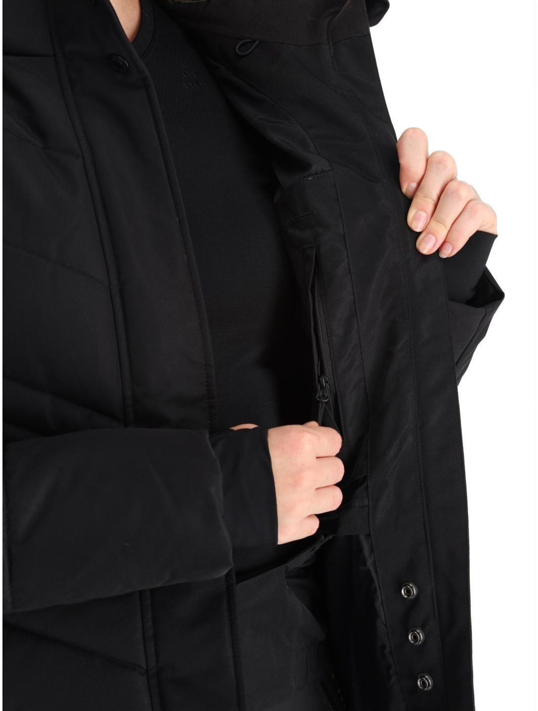 Superdry, Ski Luxe Puffer ski jacket women Black black 