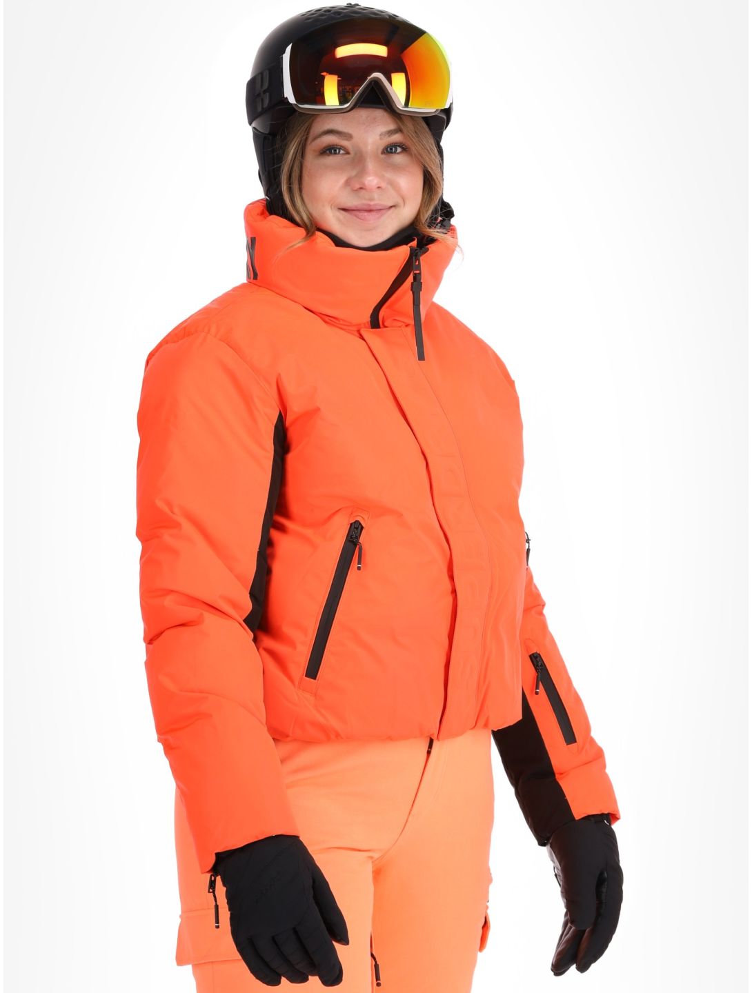 Superdry, Ski Slalom Puffer ski jacket women Volcanic Coral pink 