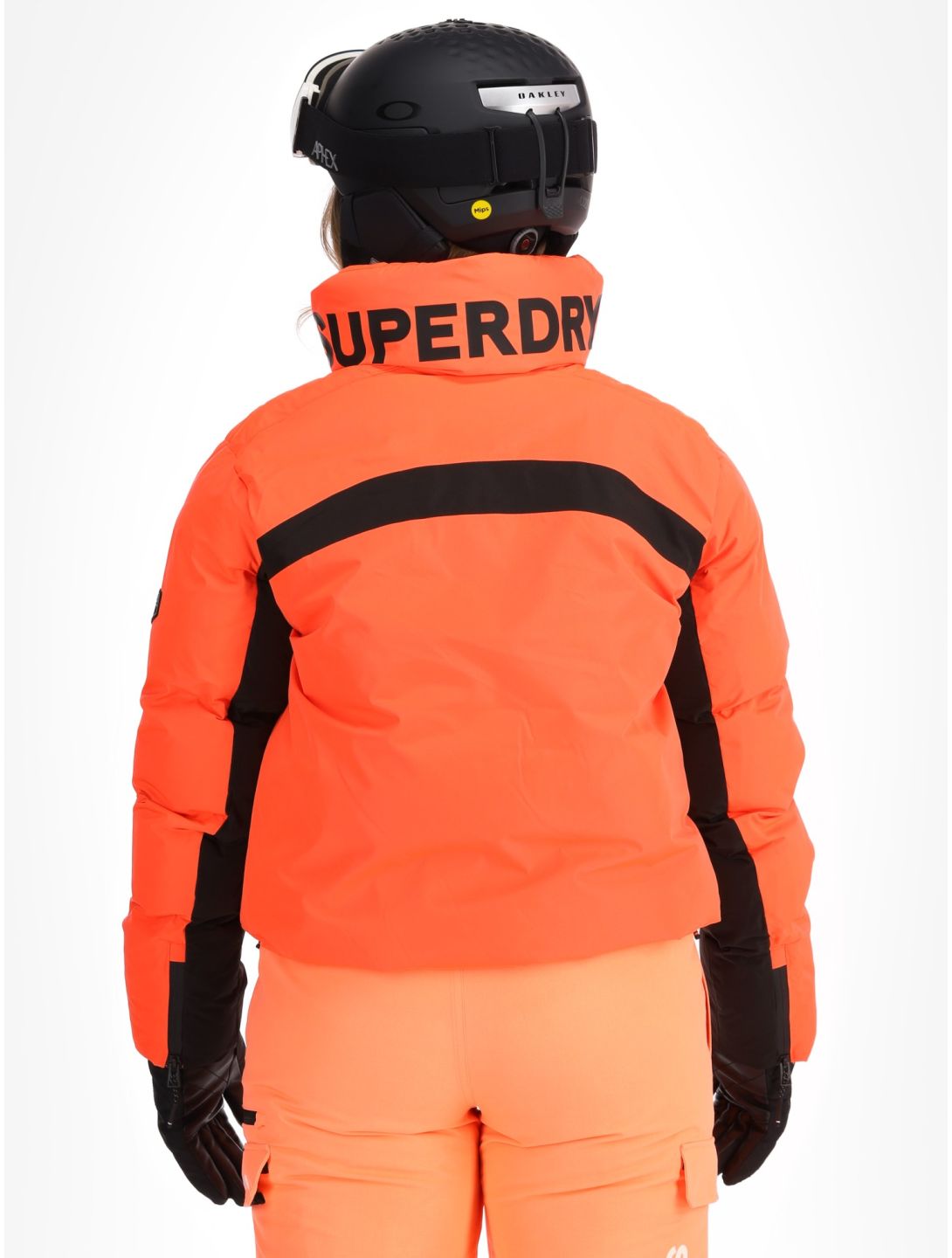 Superdry, Ski Slalom Puffer ski jacket women Volcanic Coral pink 