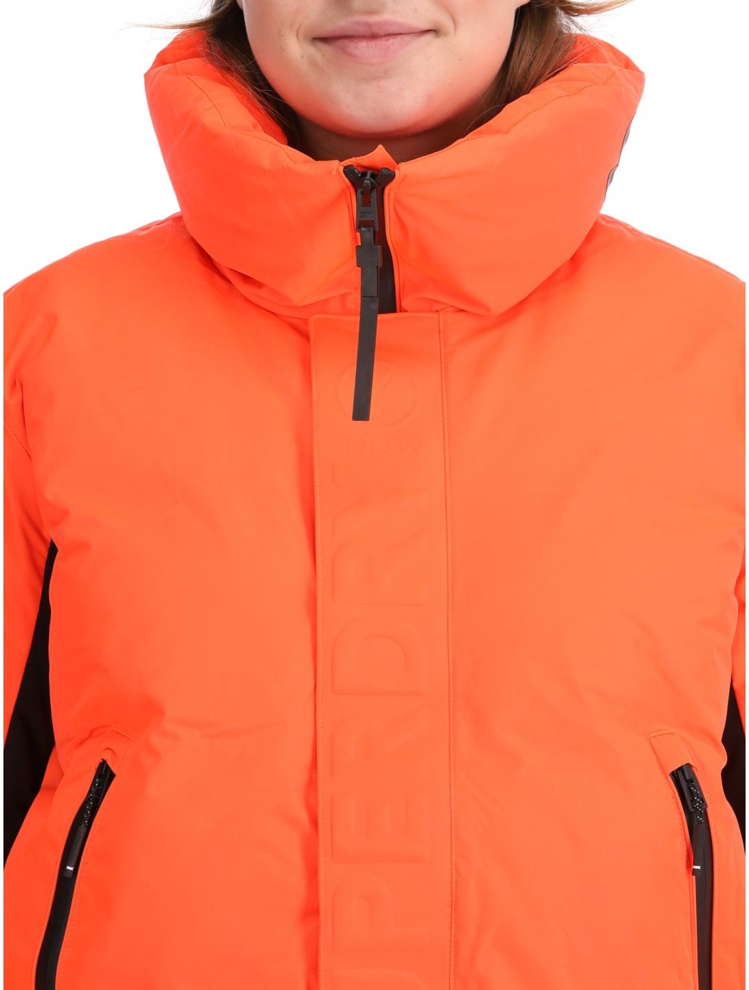 Superdry, Ski Slalom Puffer ski jacket women Volcanic Coral pink 