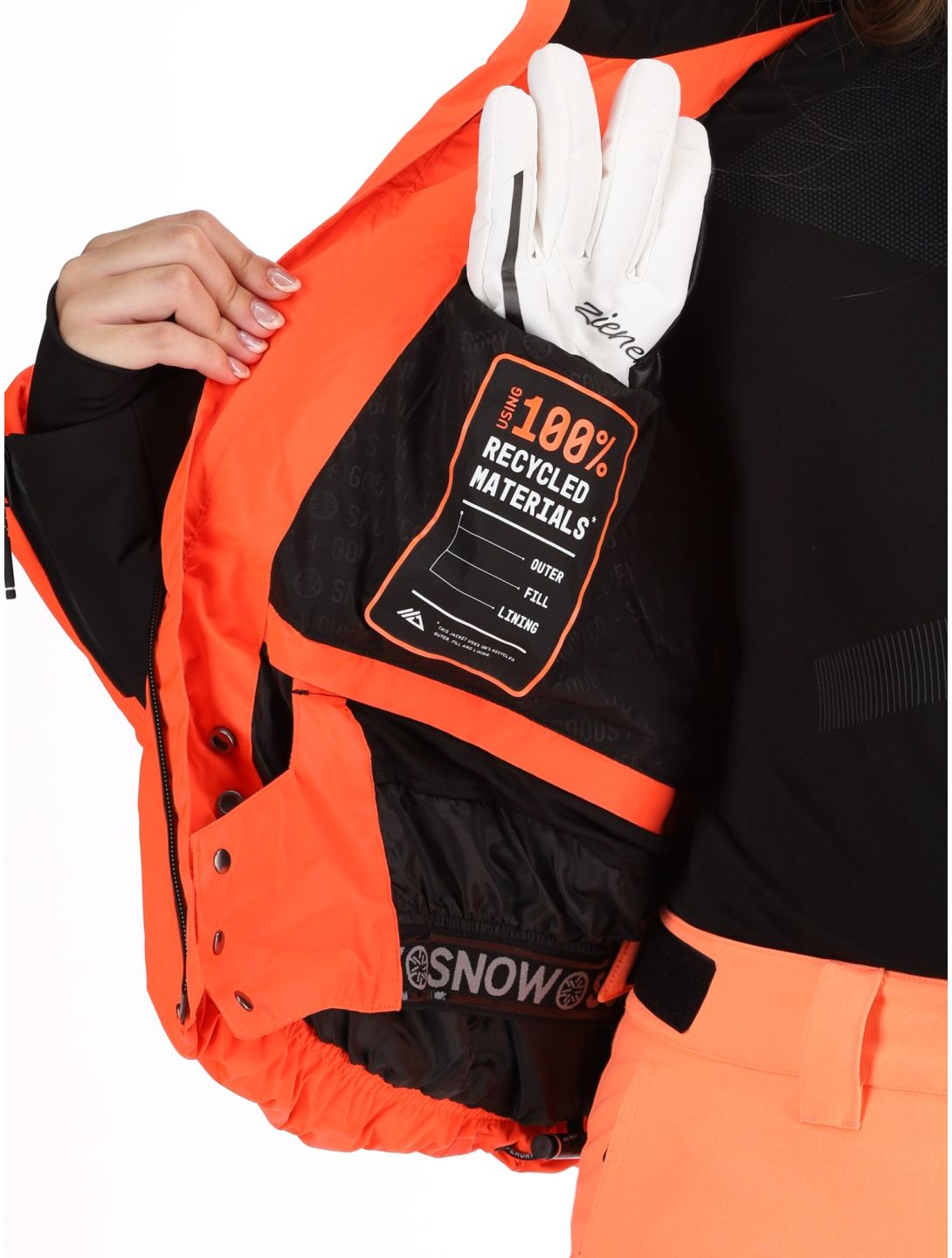 Superdry, Ski Slalom Puffer ski jacket women Volcanic Coral pink 