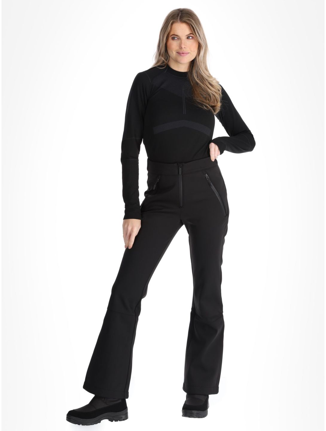 Superdry, Ski Softshell Slim softshell ski pants women Black black 