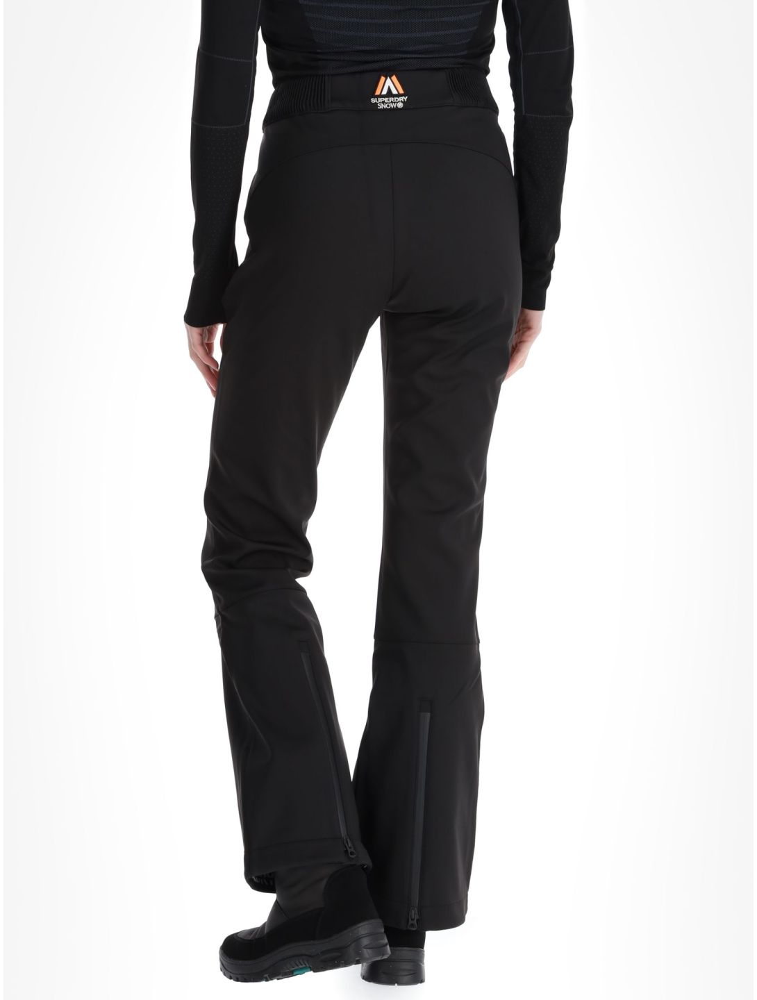 Superdry, Ski Softshell Slim softshell ski pants women Black black 