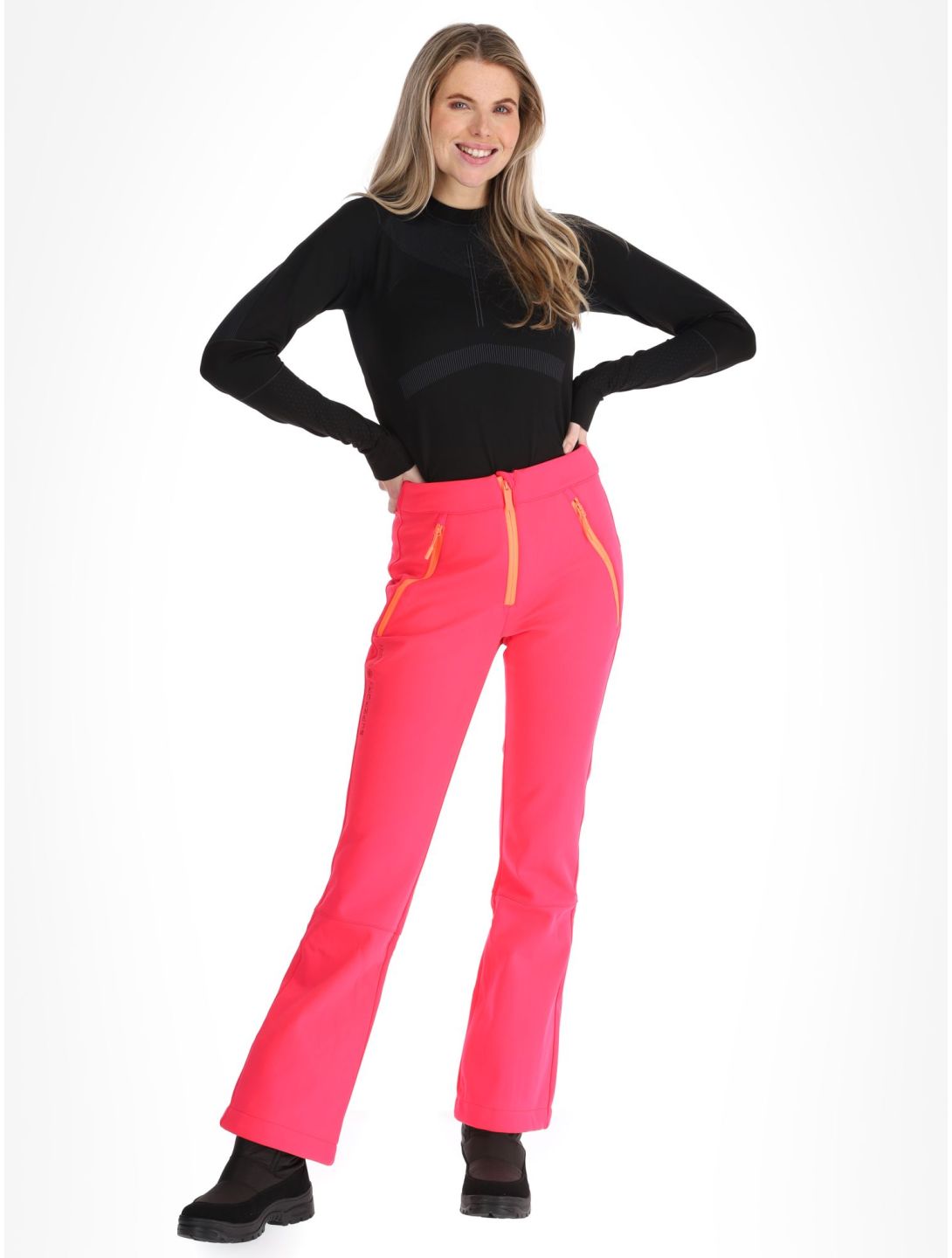 Superdry, Ski Softshell Slim softshell ski pants women Hyper Fire Pink pink 