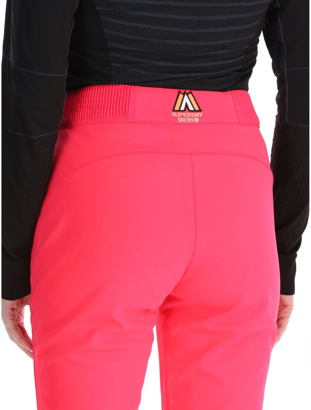 Superdry, Ski Softshell Slim softshell ski pants women Hyper Fire Pink pink 