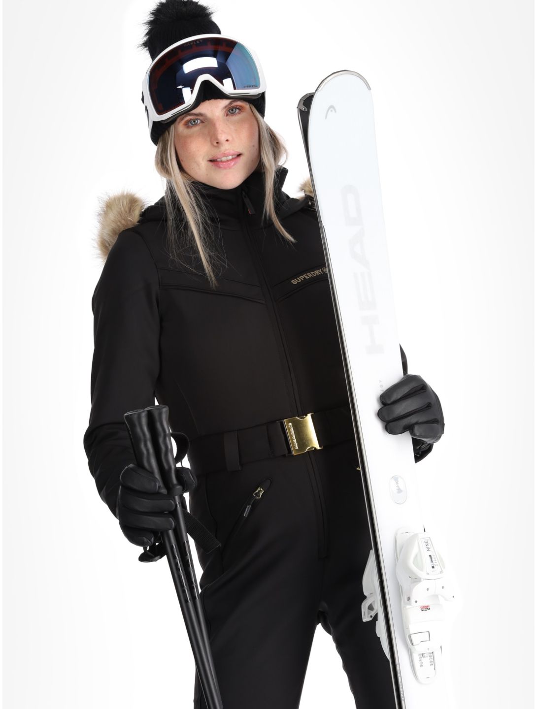 Superdry, Ski Suit ski suit women Black black 