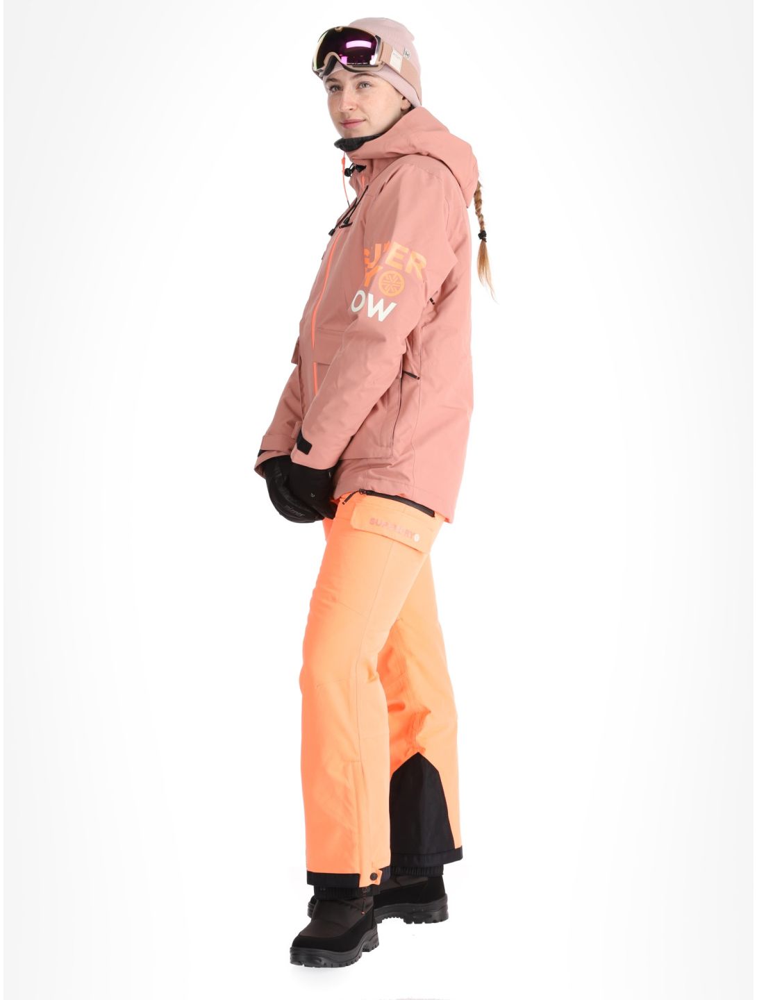 Superdry, Ski Ultimate Rescue ski jacket women Ash Rose pink 