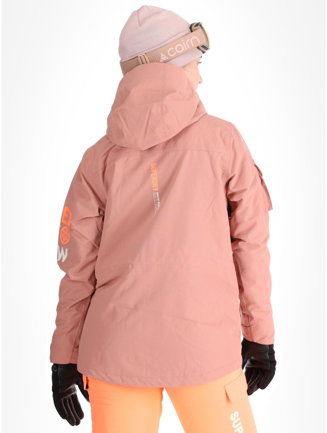 Superdry, Ski Ultimate Rescue ski jacket women Ash Rose pink 