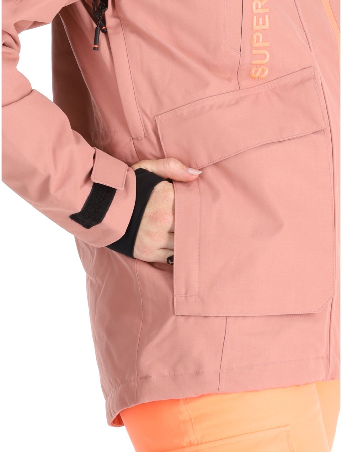 Superdry, Ski Ultimate Rescue ski jacket women Ash Rose pink 