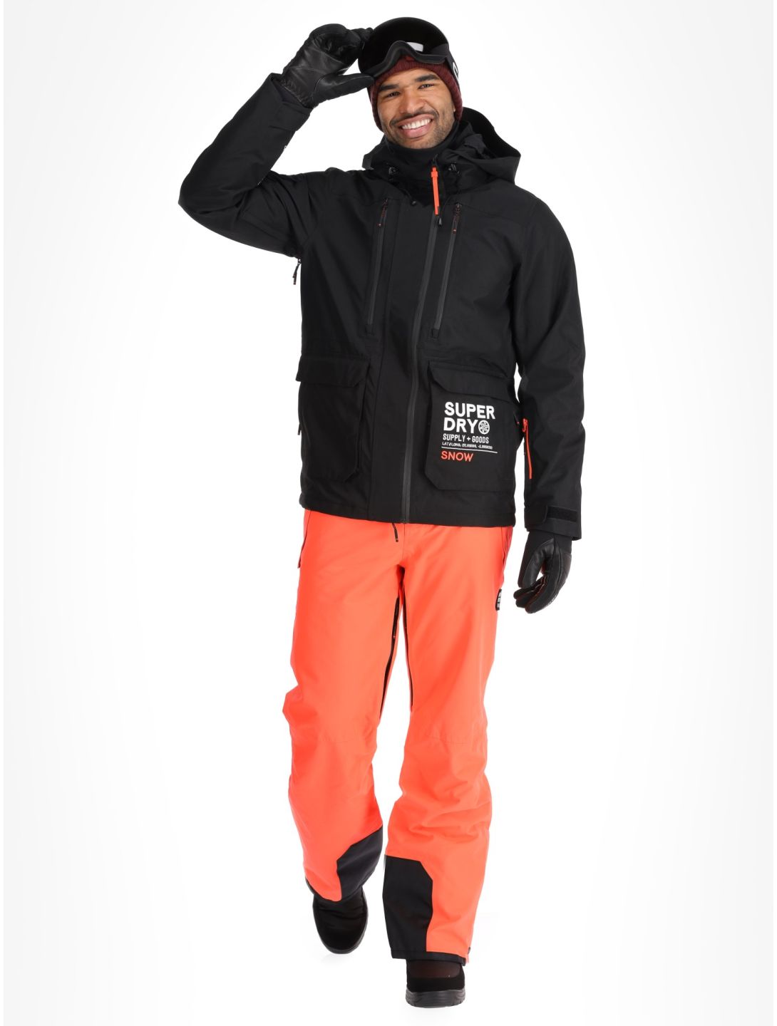 Superdry Ski Ultimate Rescue ski jacket men Black black SkiWebShop