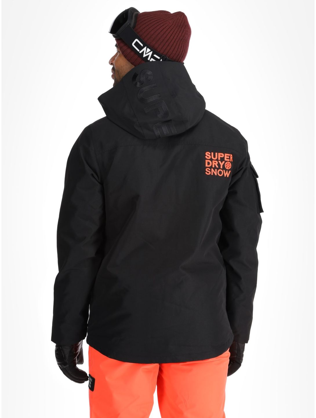 Superdry, Ski Ultimate Rescue ski jacket men Black black 