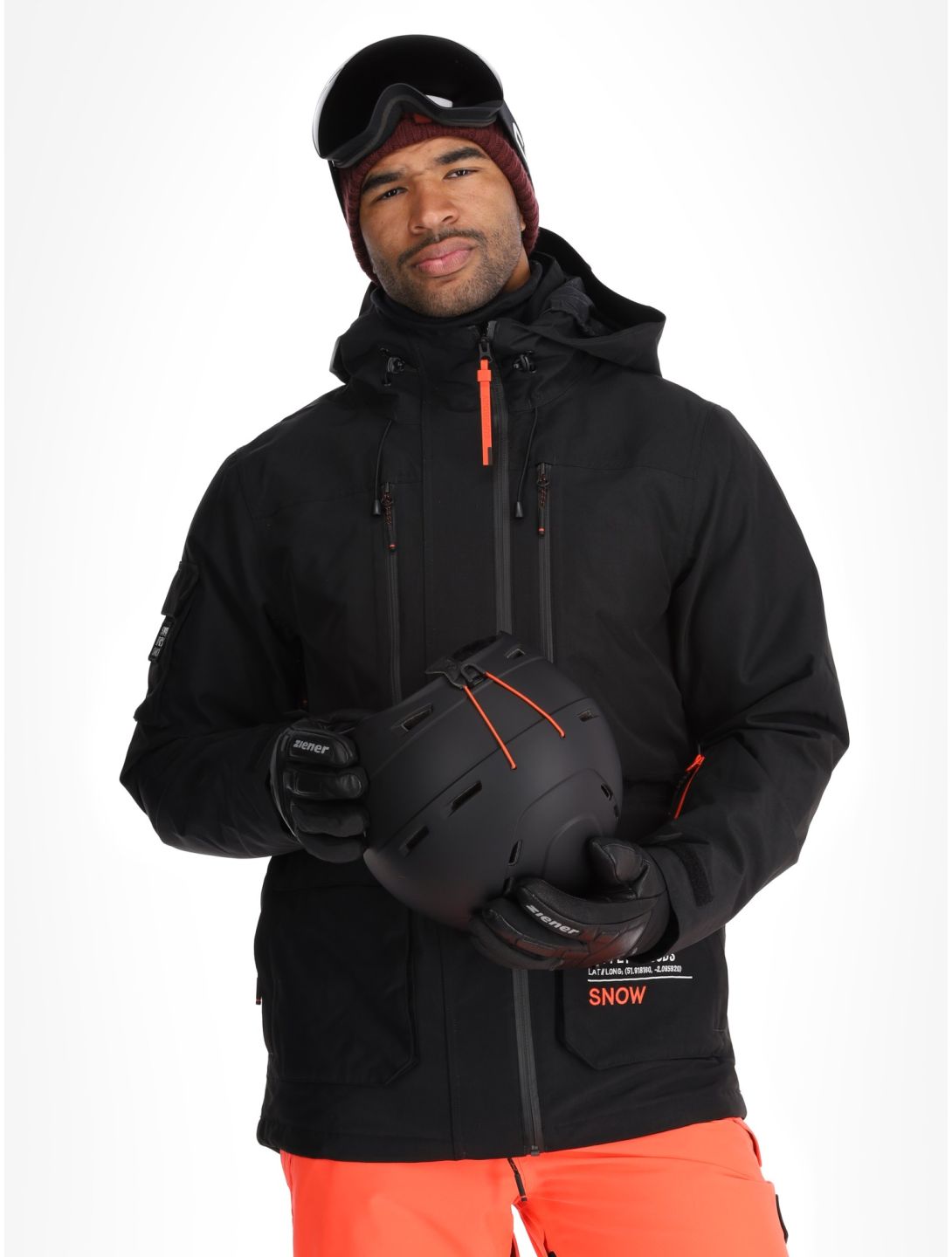 Superdry, Ski Ultimate Rescue ski jacket men Black black 