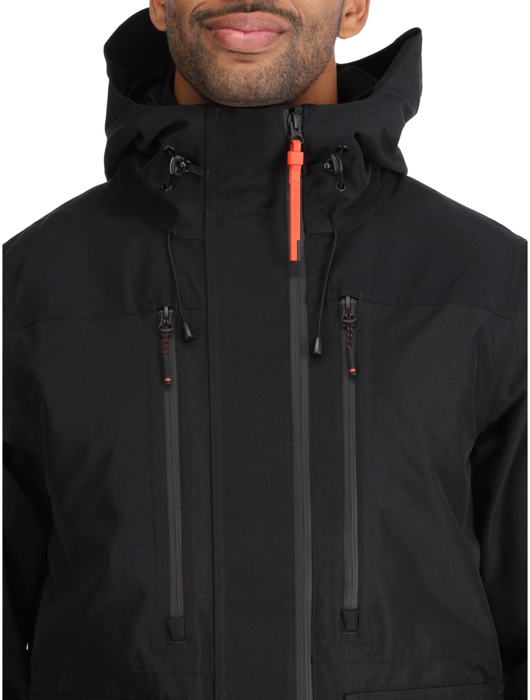 Superdry, Ski Ultimate Rescue ski jacket men Black black 