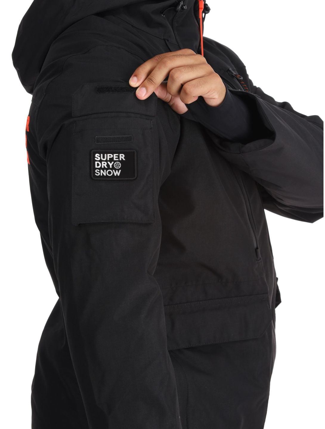 Superdry, Ski Ultimate Rescue ski jacket men Black black 