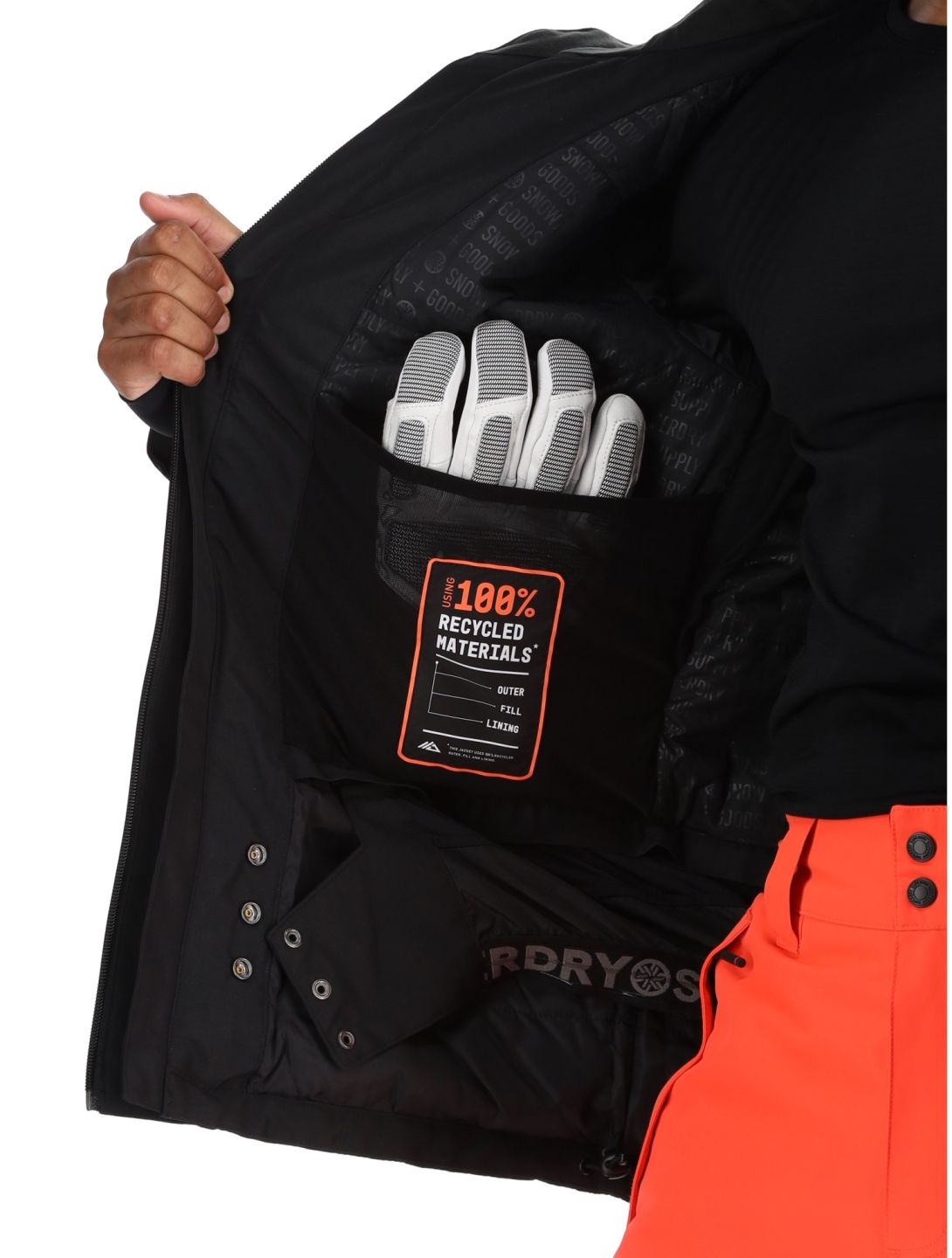 Superdry, Ski Ultimate Rescue ski jacket men Black black 