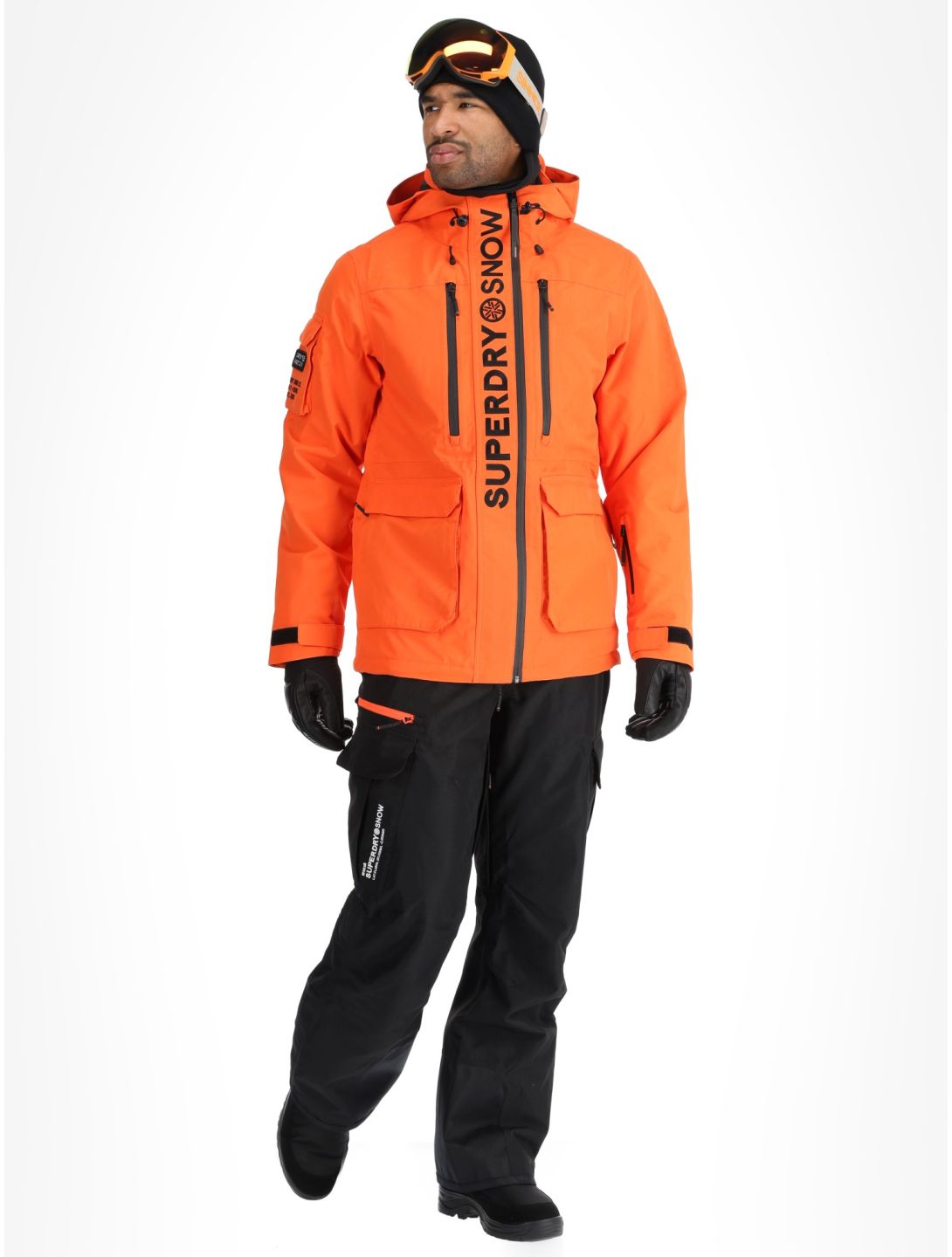 Superdry, Ski Ultimate Rescue ski jacket men Flame Orange orange 