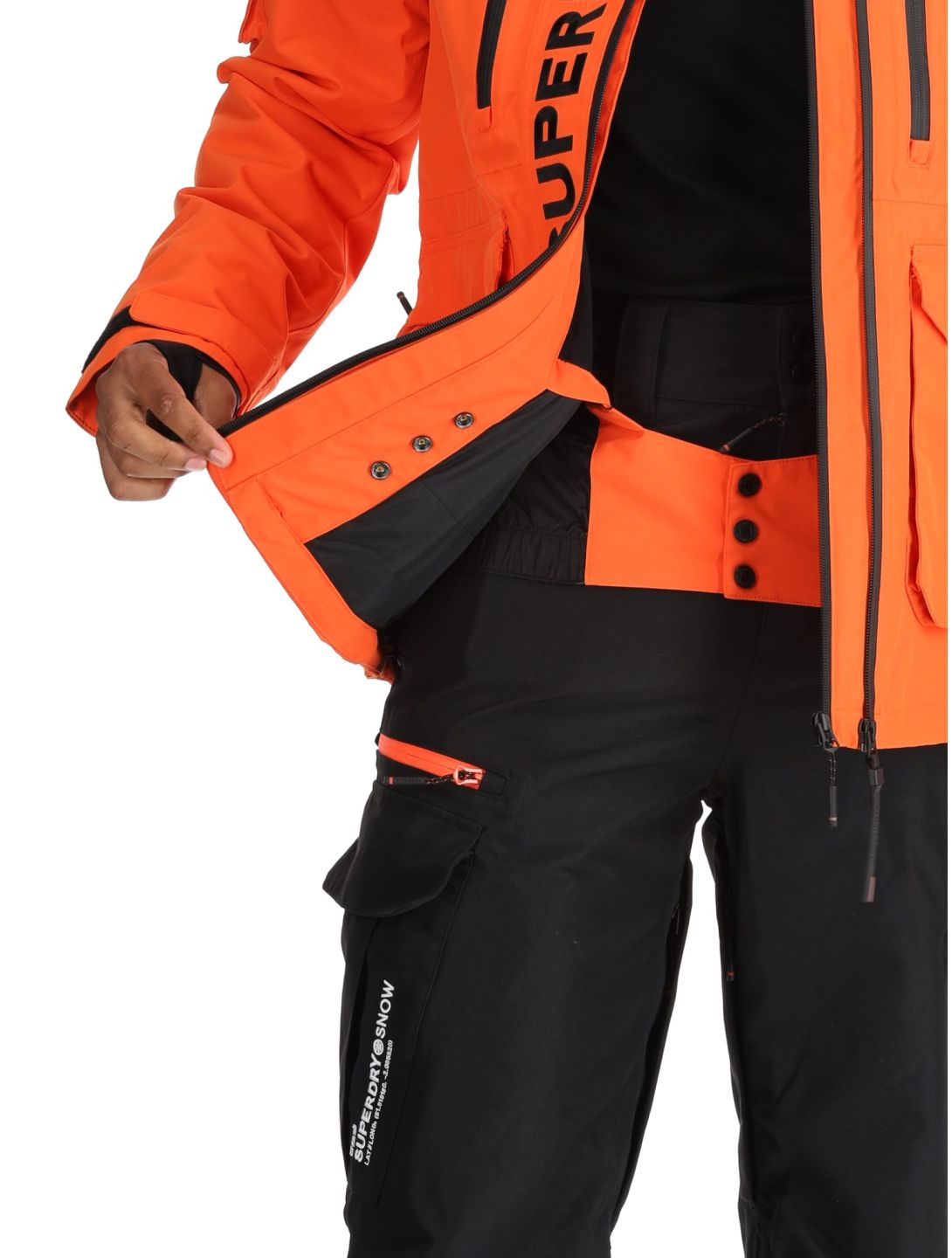 Superdry, Ski Ultimate Rescue ski jacket men Flame Orange orange 