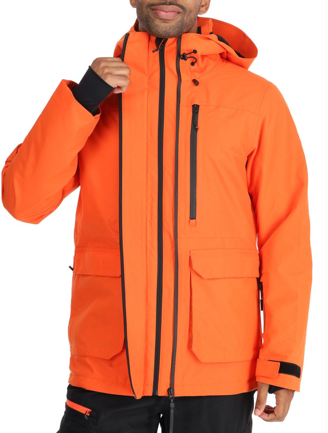 Superdry, Ski Ultimate Rescue ski jacket men Flame Orange orange 