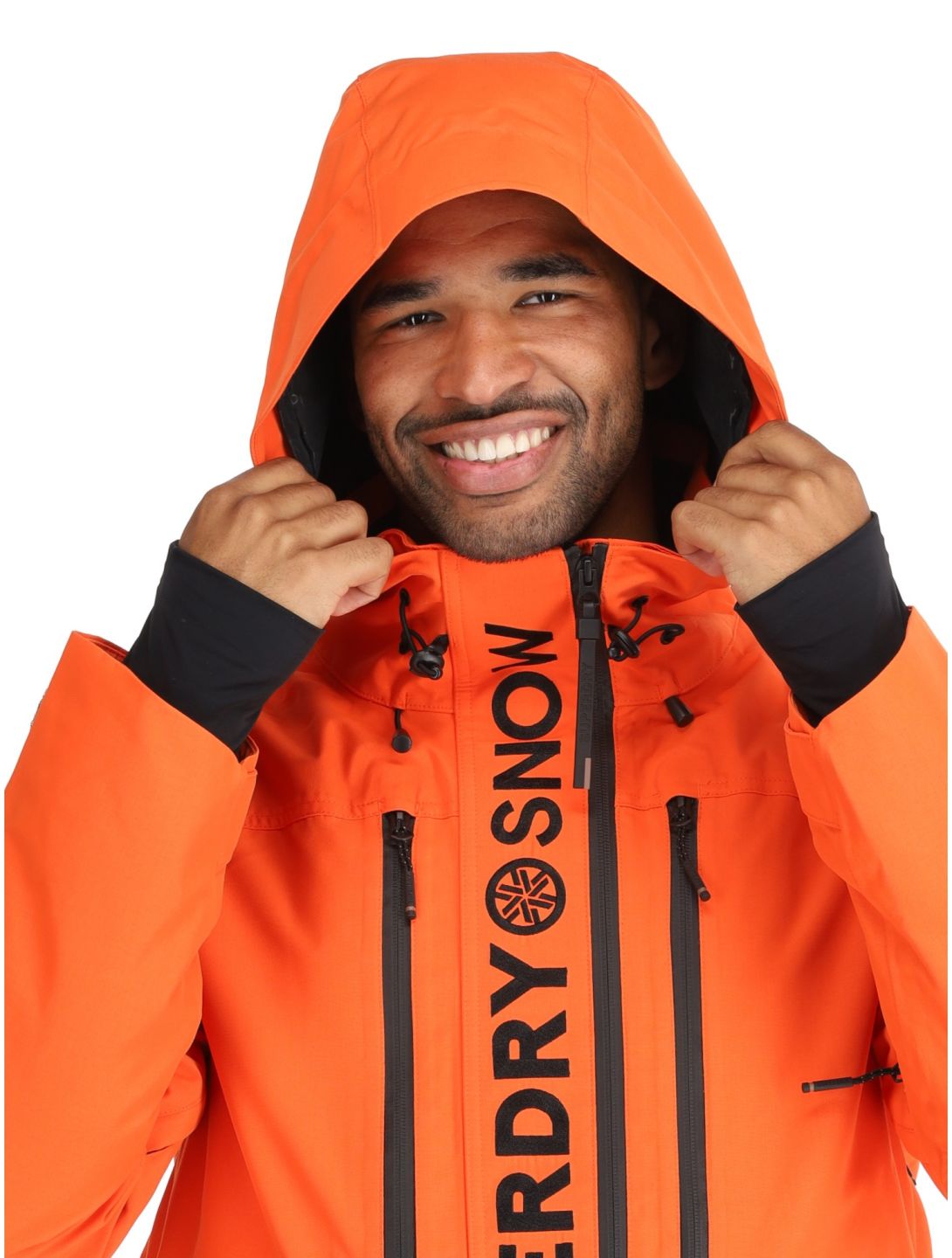 Superdry, Ski Ultimate Rescue ski jacket men Flame Orange orange 