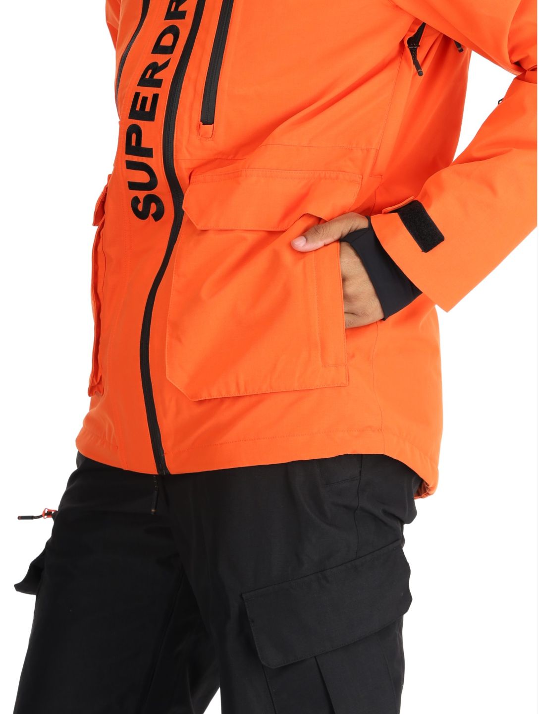 Superdry, Ski Ultimate Rescue ski jacket men Flame Orange orange 