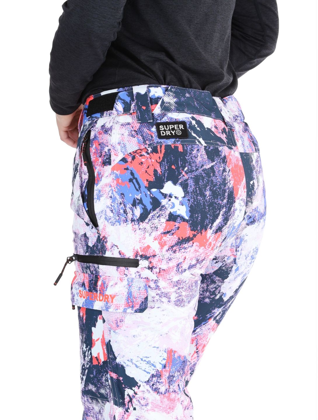 Superdry, Ski Ultimate Rescue ski pants women Mountain Mesh Purple multicolor, purple 