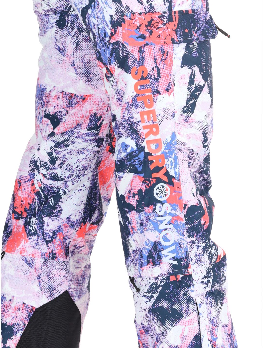 Superdry, Ski Ultimate Rescue ski pants women Mountain Mesh Purple multicolor, purple 