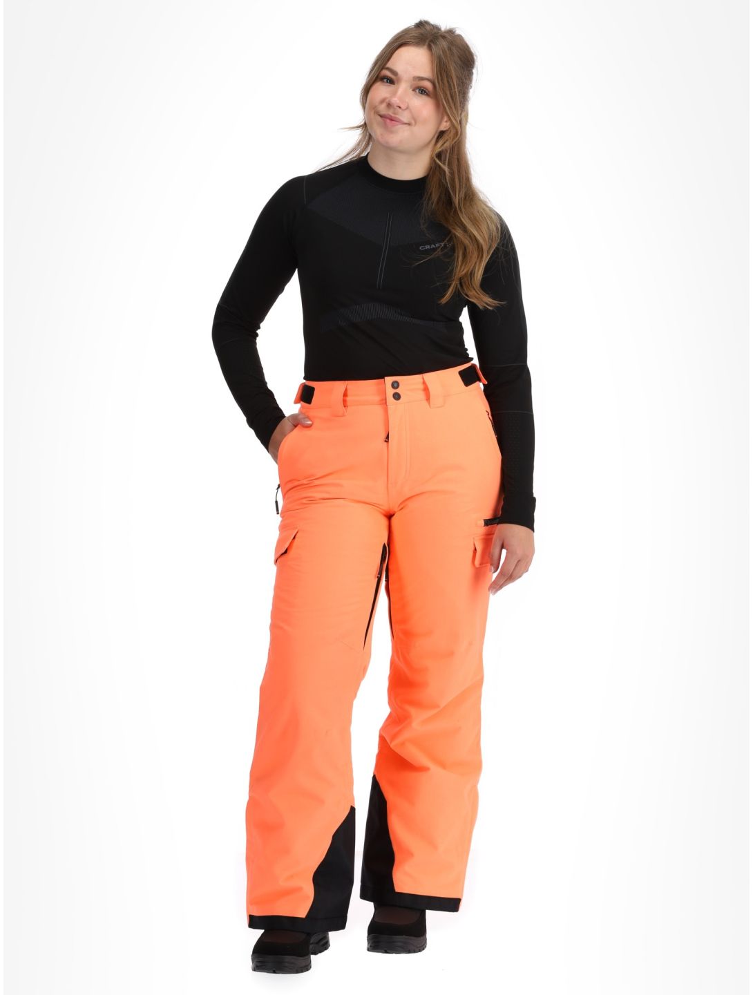 Superdry, Ski Ultimate Rescue ski pants women Pastelline Coral pink 