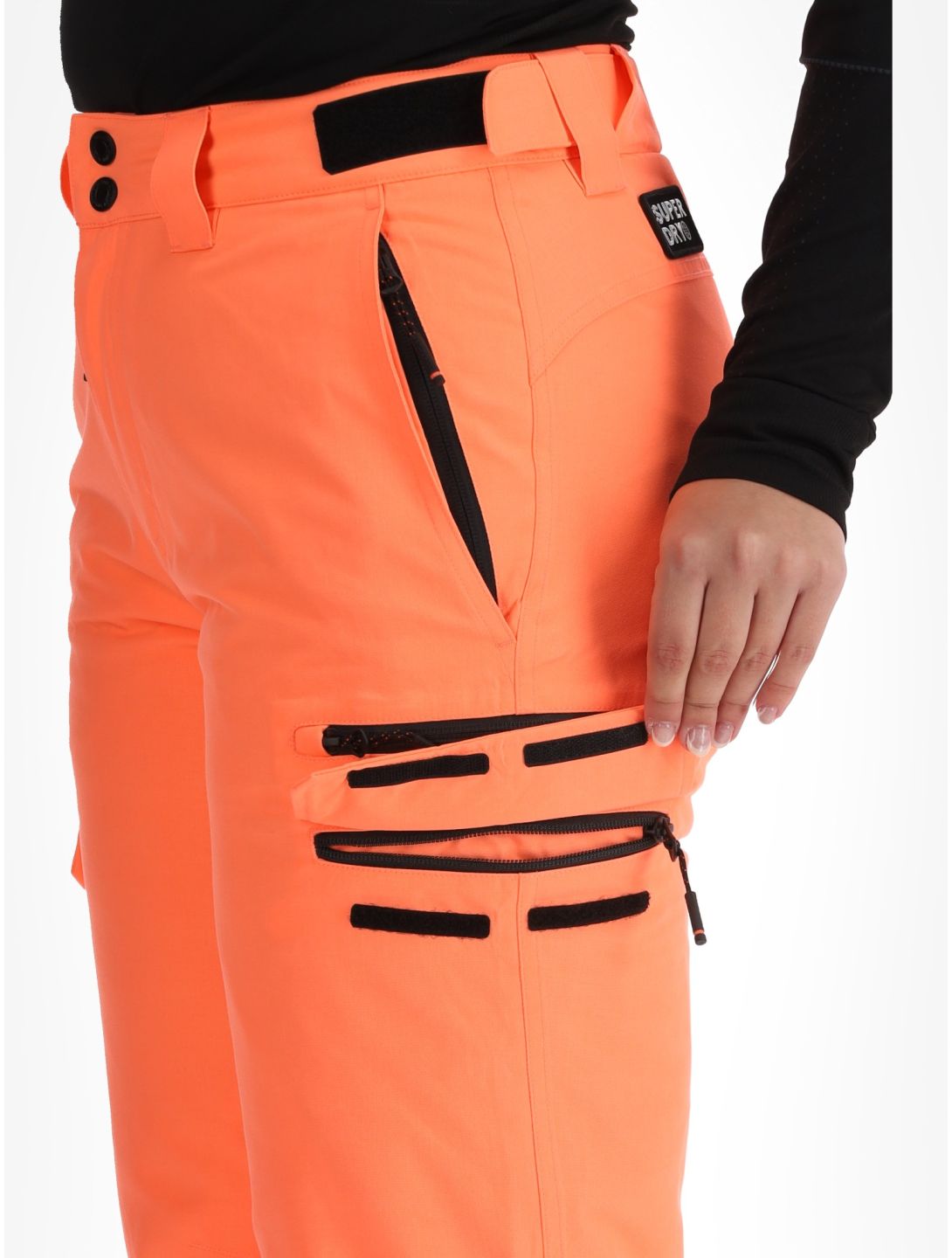 Superdry, Ski Ultimate Rescue ski pants women Pastelline Coral pink 