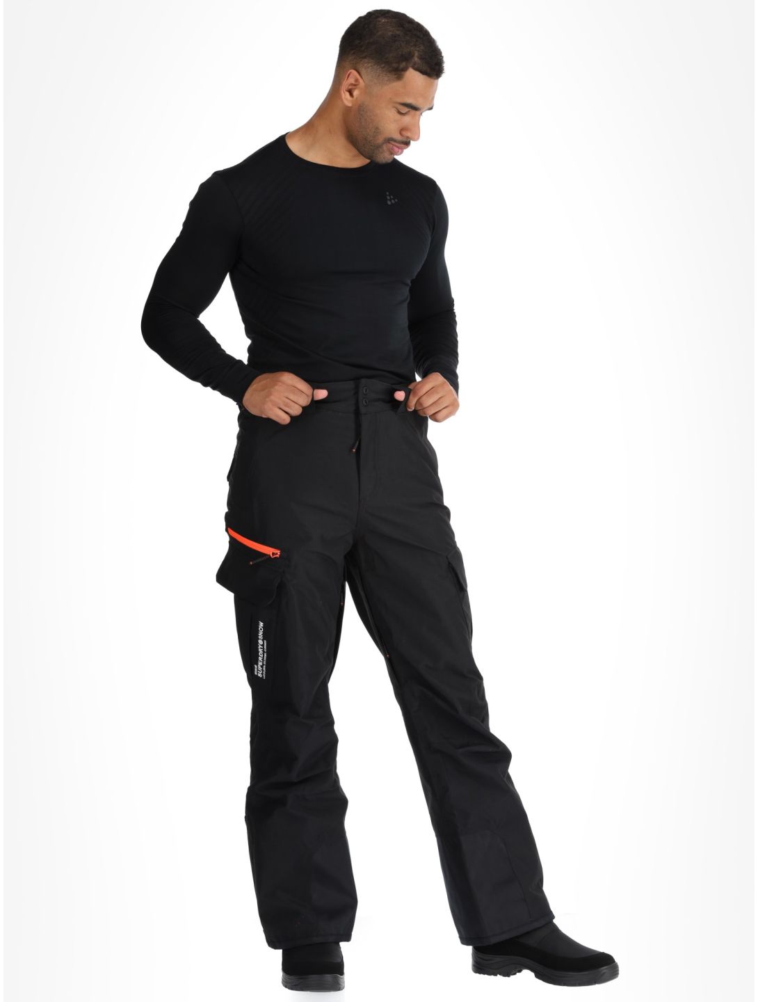 Superdry, Ski Ultimate Rescue ski pants men Black black 