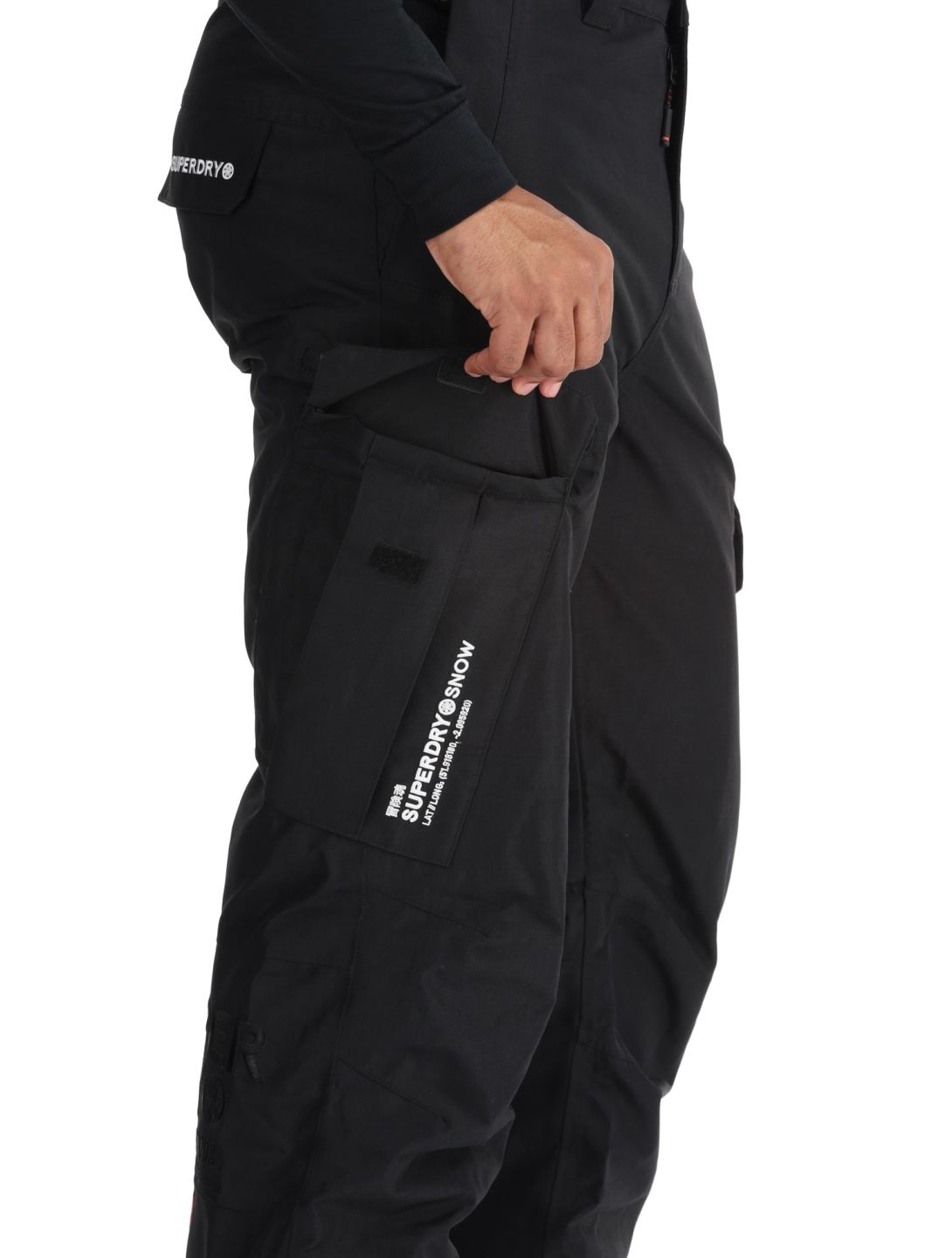 Superdry, Ski Ultimate Rescue ski pants men Black black 