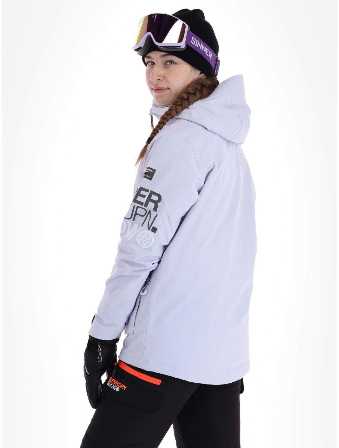 Superdry, Ski Ultimate Rescue ski jacket women Purple Heather purple 