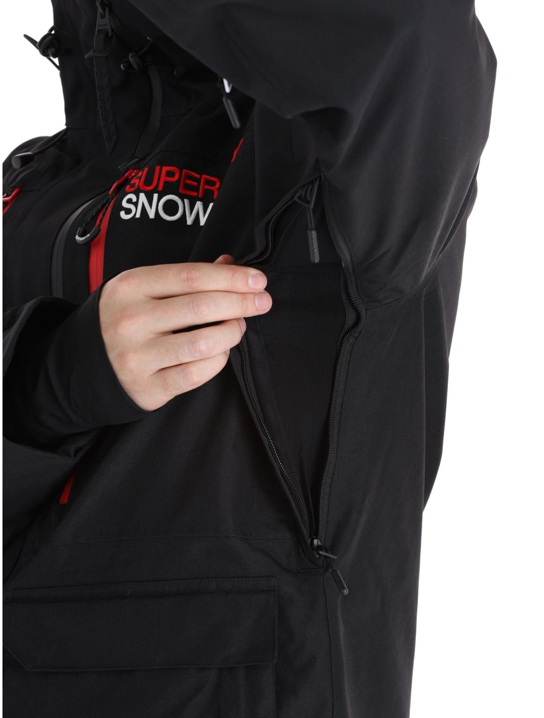 Superdry, Ski Ultimate Rescue ski jacket men Black black 