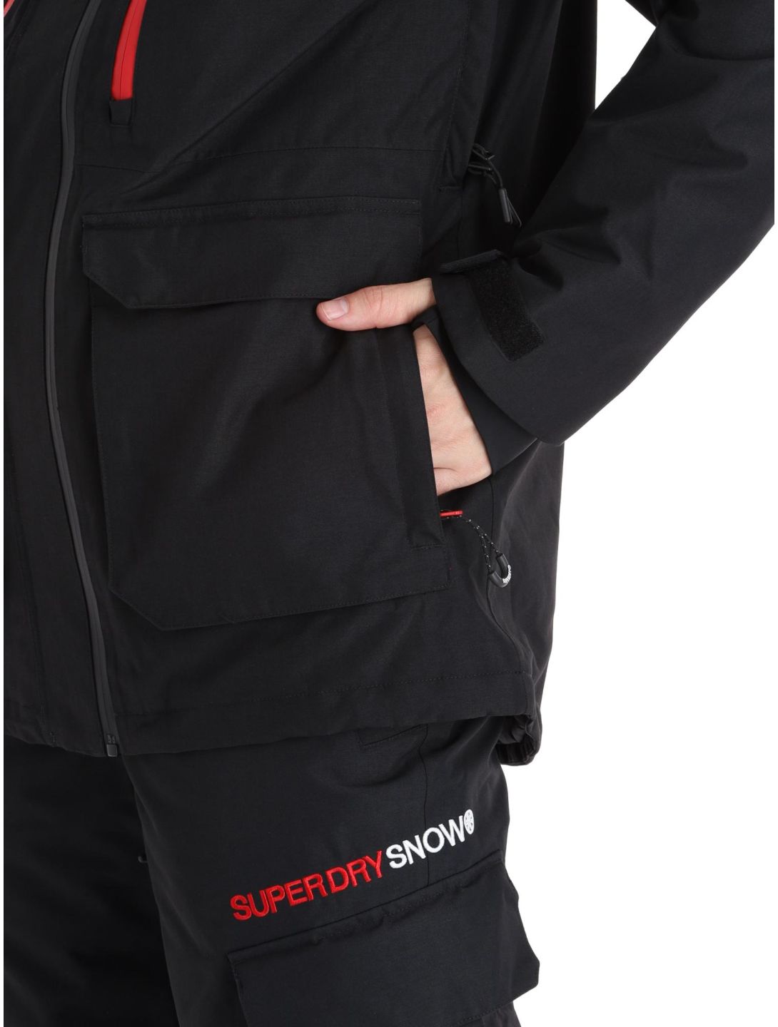 Superdry, Ski Ultimate Rescue ski jacket men Black black 