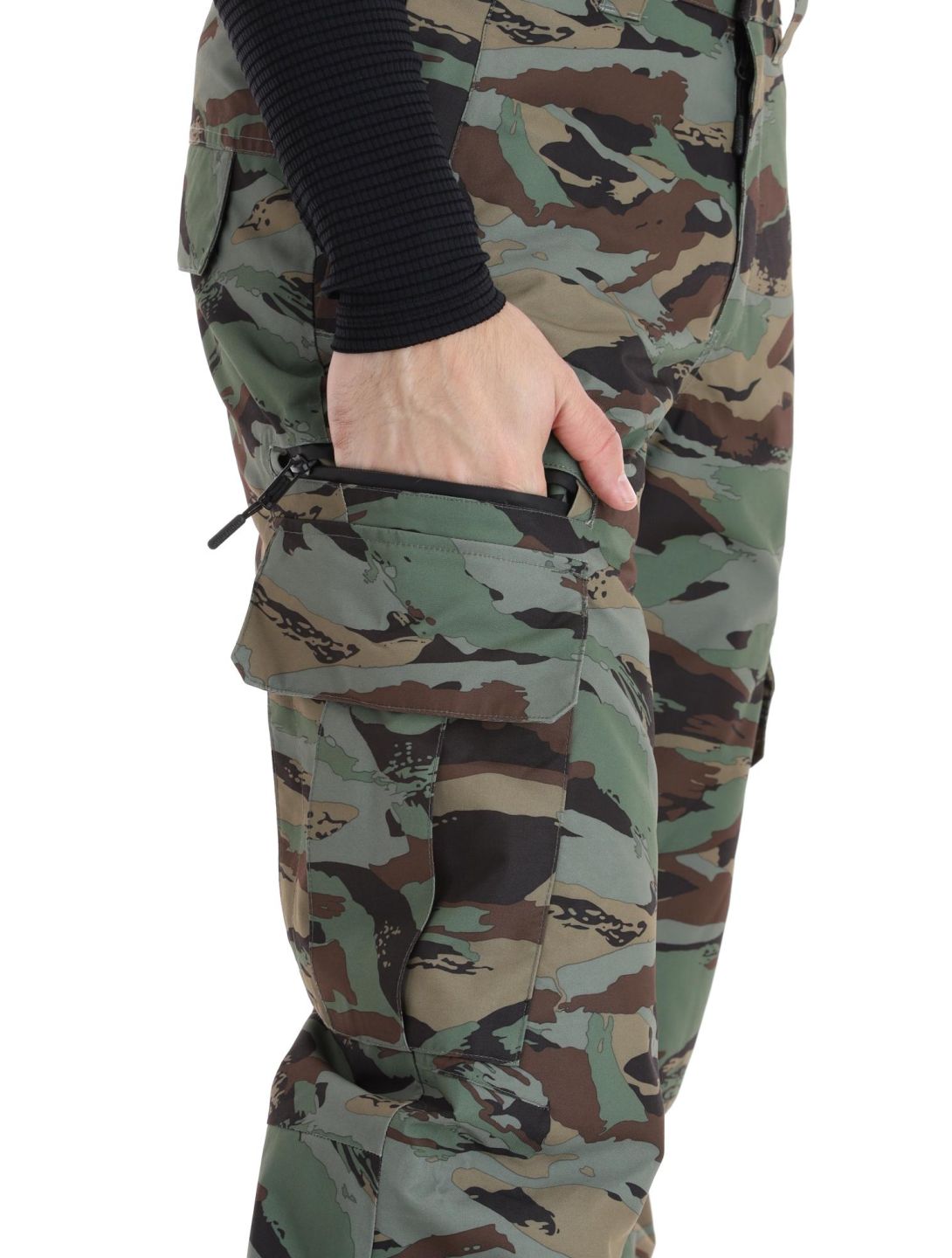 Buy ROYAL ENFIELD Camouflage Cotton Regular Fit Men's Casual Trousers |  Shoppers Stop