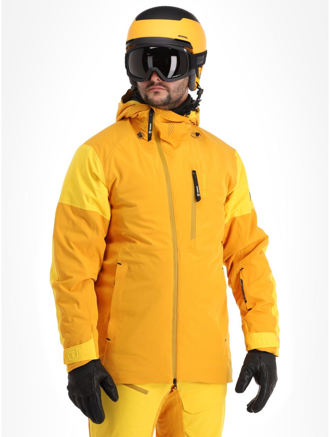 Tenson, Aerismo ski jacket men Tangerine Shell orange 