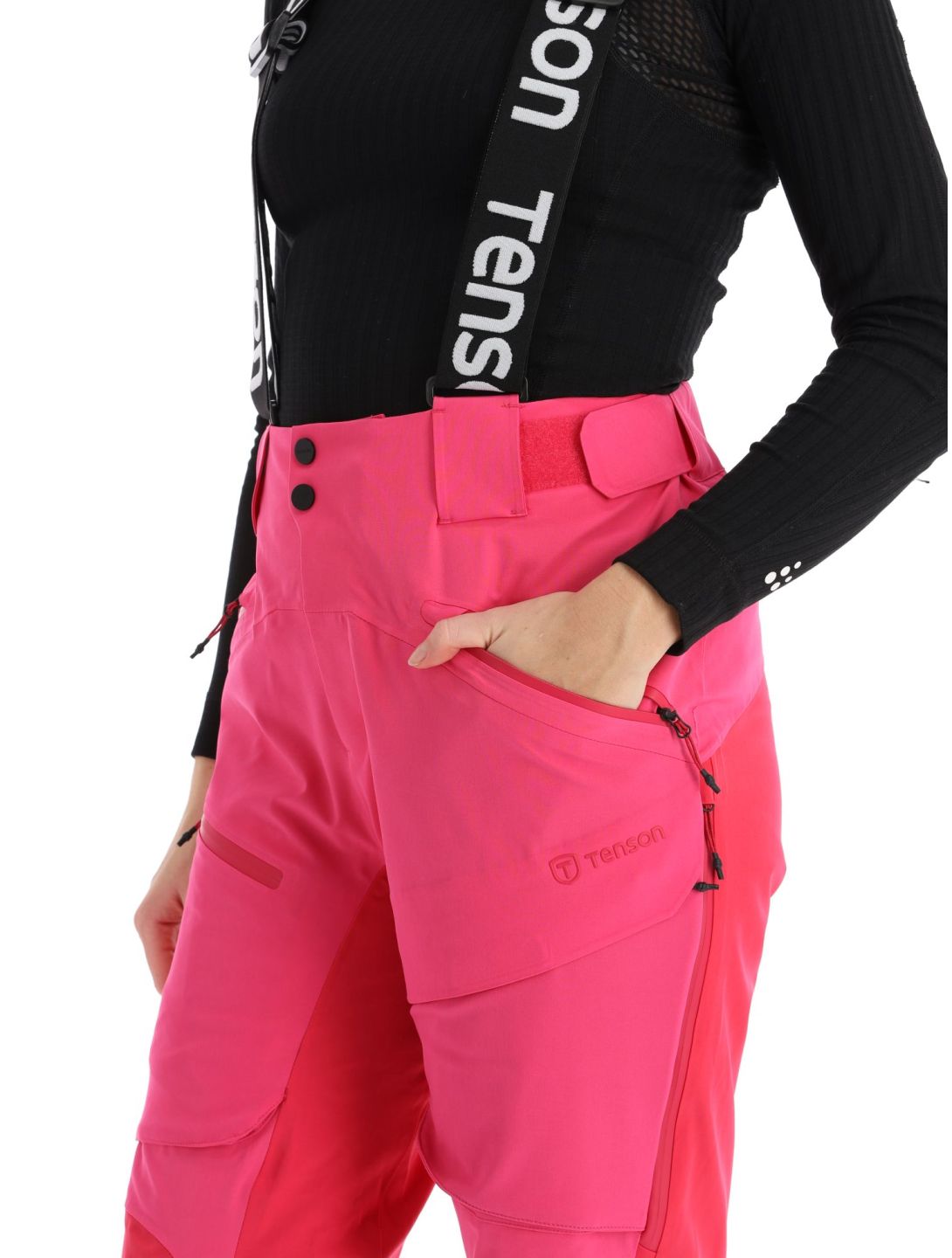 Tenson, Aerismo ski pants women Cerise pink 