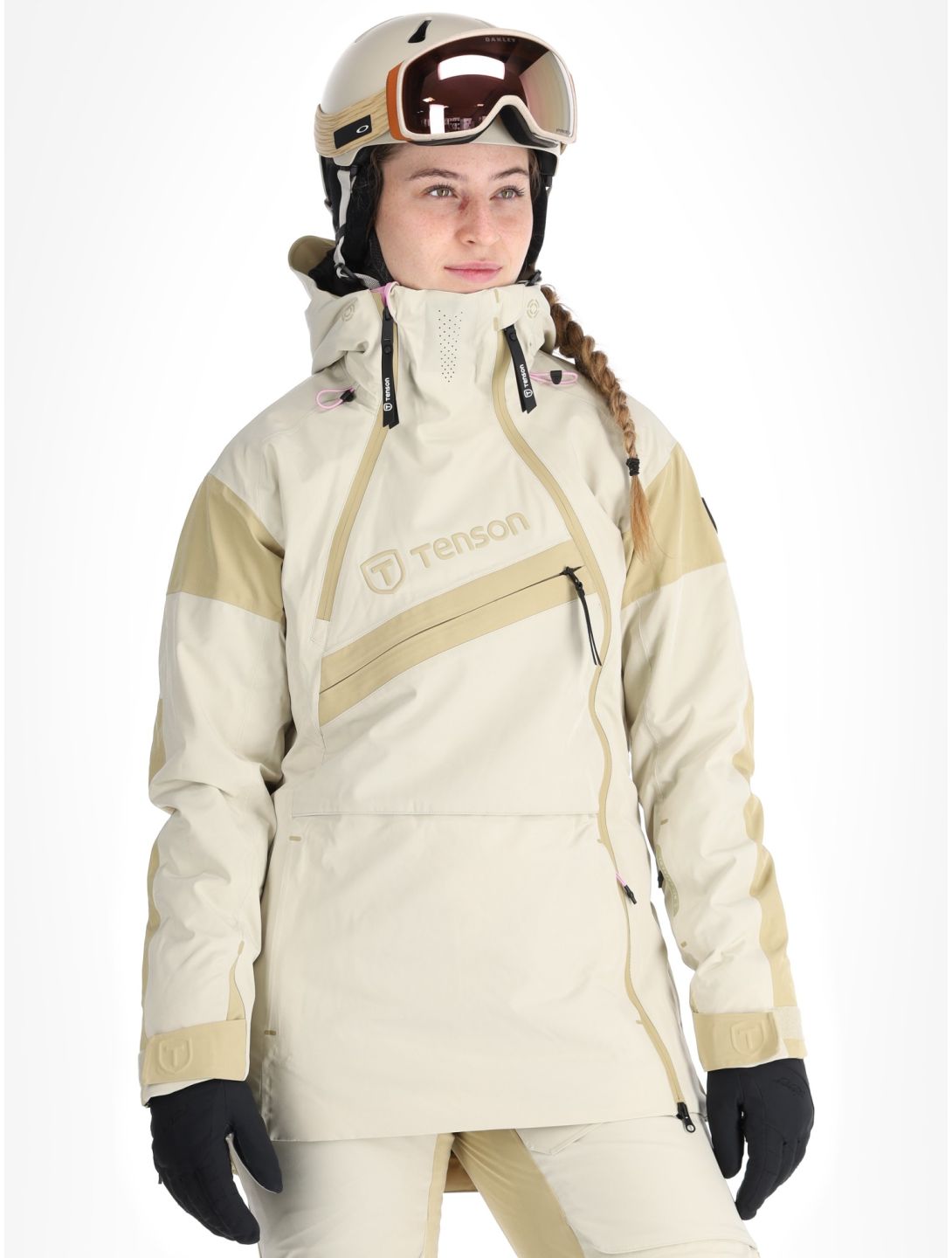 Tenson, Aerismo JackoRak ski jacket women Light Beige beige 