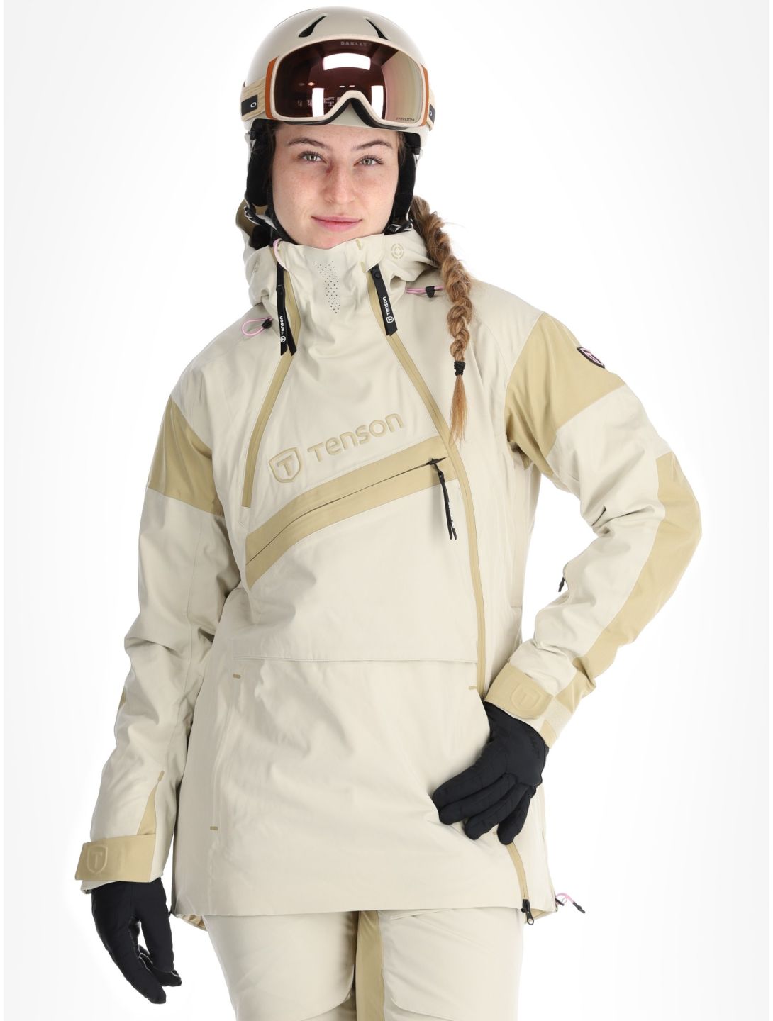 Tenson, Aerismo JackoRak ski jacket women Light Beige beige 