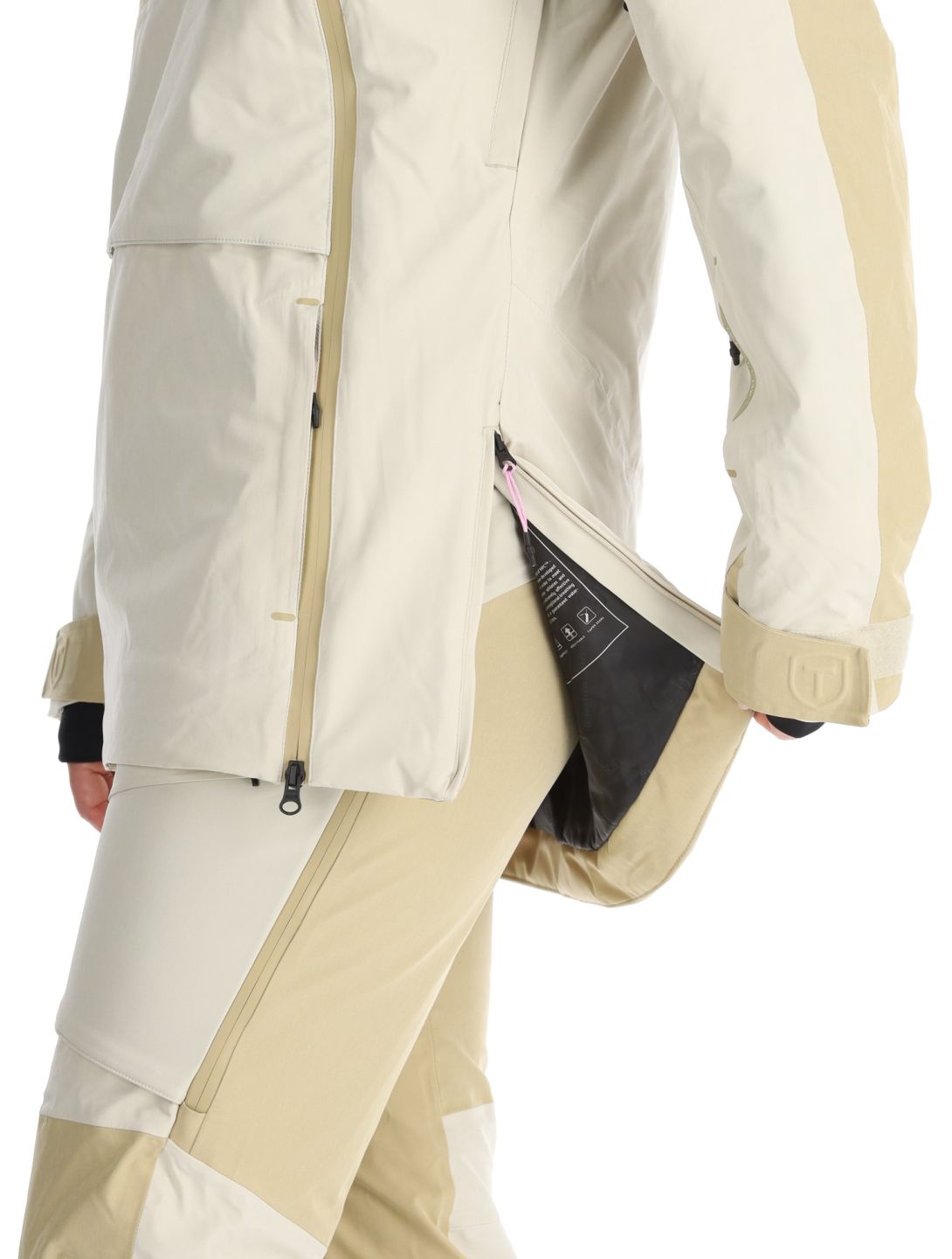 Tenson, Aerismo JackoRak ski jacket women Light Beige beige 