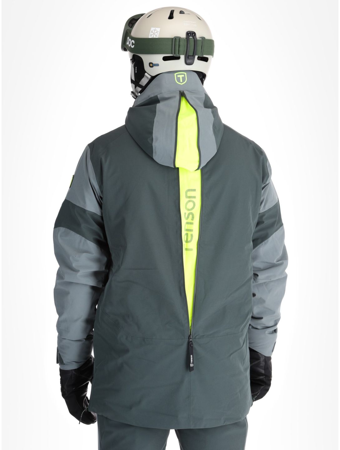 Tenson, Aerismo JackoRak ski jacket men Grey Green grey 